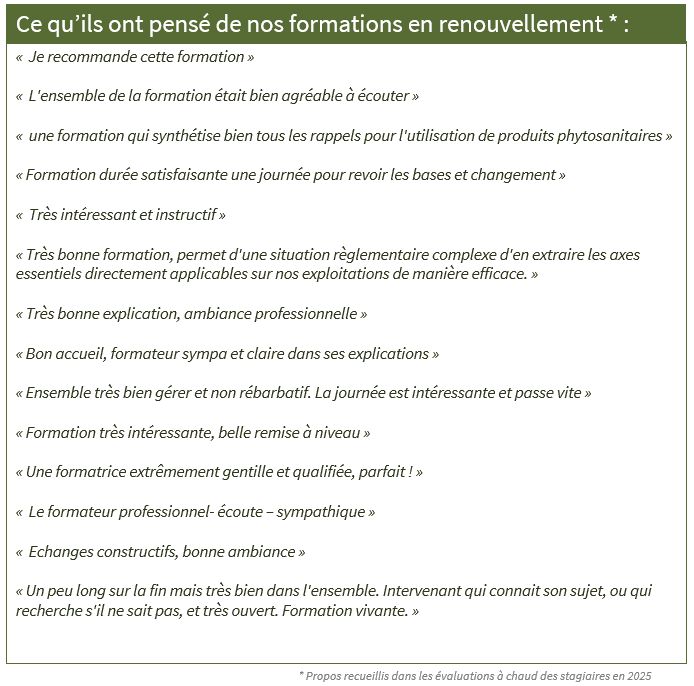 retours stagiaires renouvellement 2025
