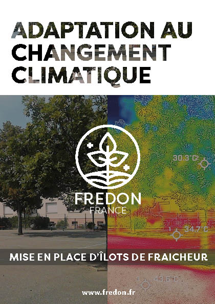 brochure FREDON France ICU, ilot de chaleur urbain, changement climatique